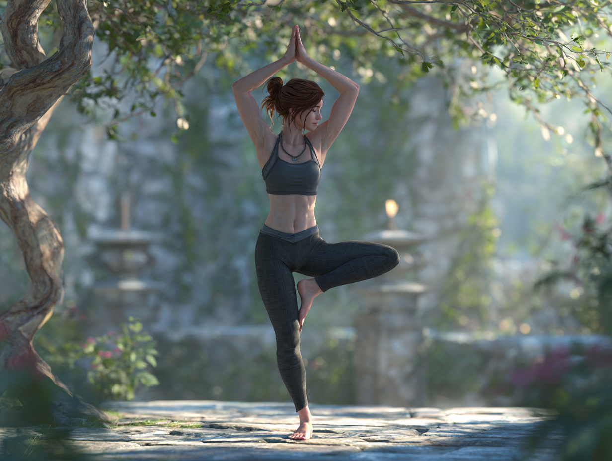 Хата йога практика в природата