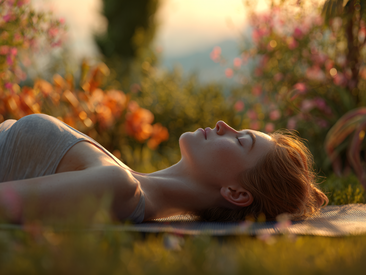 Поза на дървото за баланс